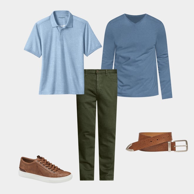 8th bundle featuring 4 items which compliment Five-Pocket Pants