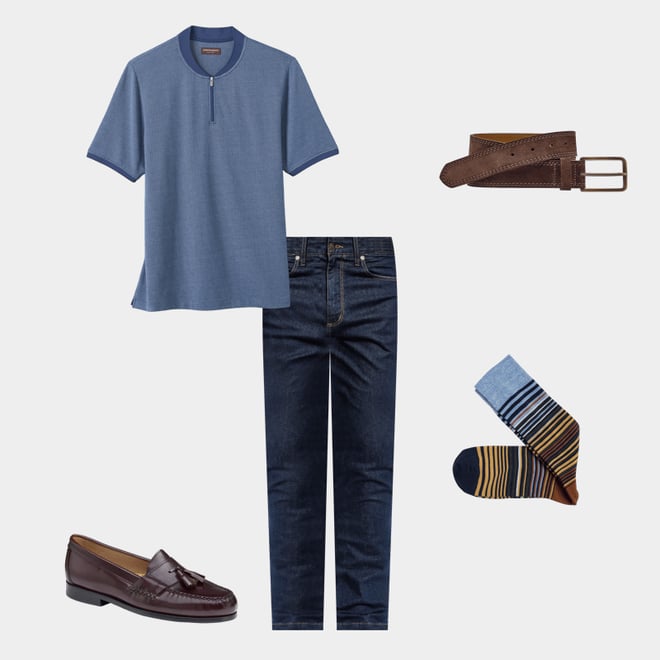 1st bundle featuring 4 items which compliment Hayes Tassel Loafer
