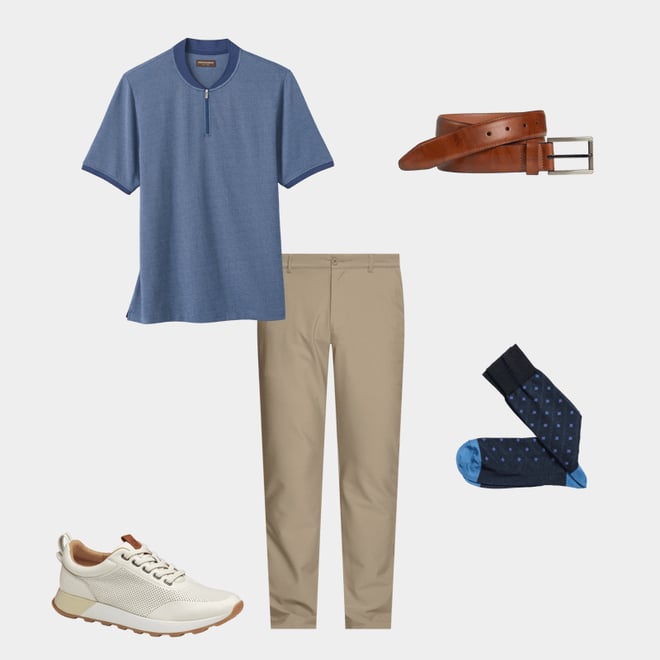 1st bundle featuring 4 items which compliment Feather Edge Tonal Belt