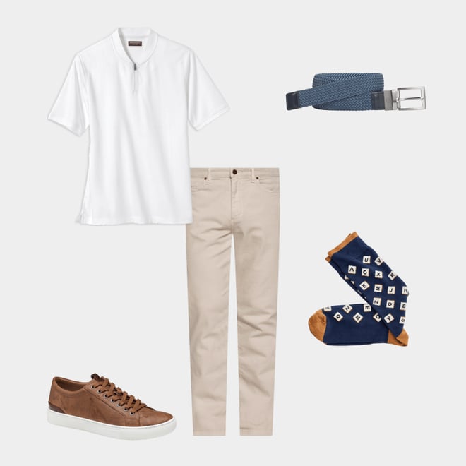 7th bundle featuring 4 items which compliment Reversible Stretch-Woven Belt