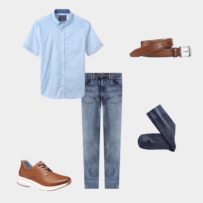 5th bundle featuring 4 items which compliment Striped Dress Socks