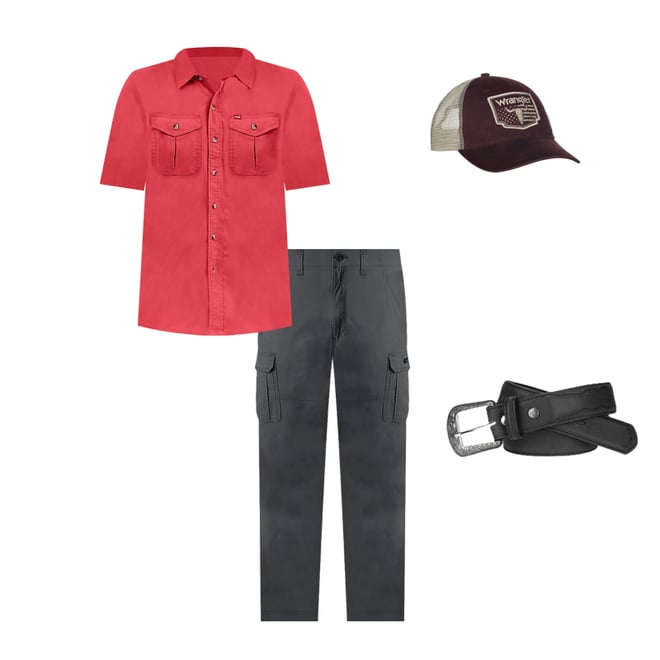 Men's Western Billet Belt in Black