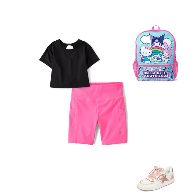 1st bundle featuring 3 items which compliment Girls Quick Dry High Rise Bike Shorts