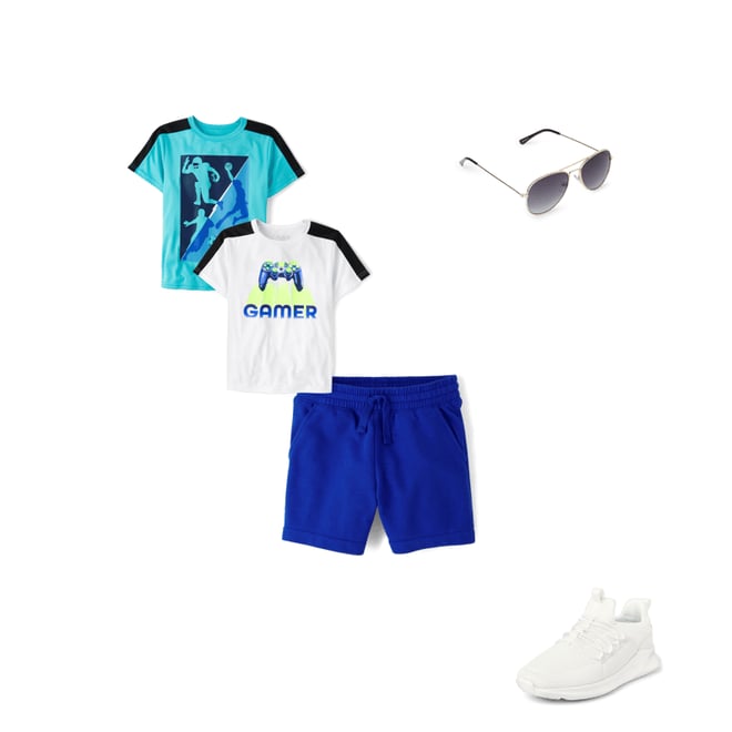 3rd bundle featuring 3 items which compliment Boys Gamer Performance Top 2-Pack