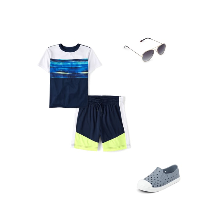 2nd bundle featuring 3 items which compliment Boys Performance Colorblock Top