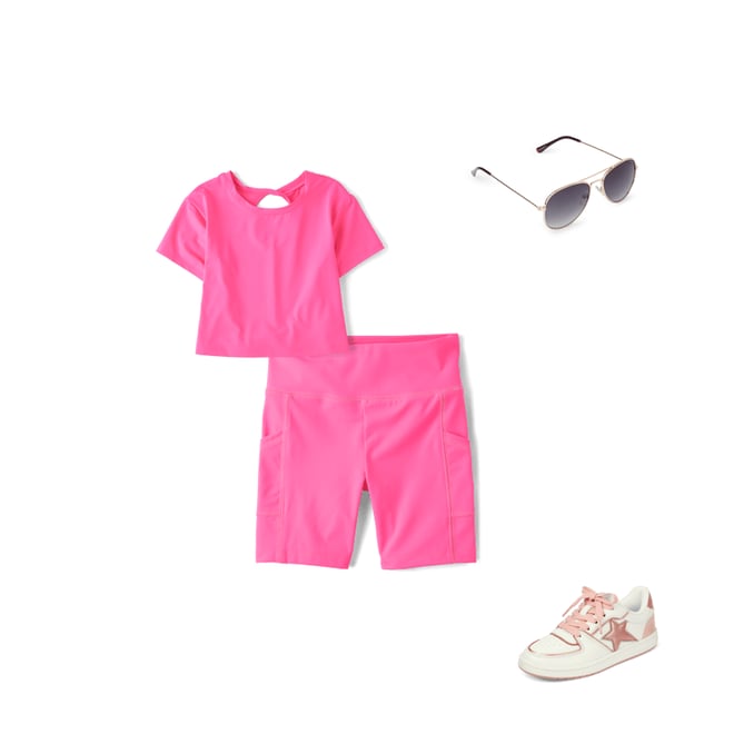 3rd bundle featuring 3 items which compliment Girls Quick Dry High Rise Bike Shorts