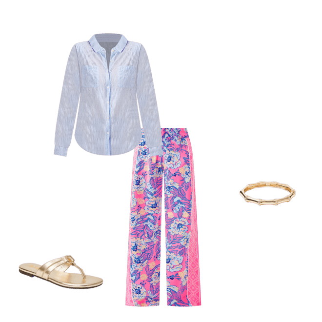 Sea View Button Down Top | Lilly Pulitzer