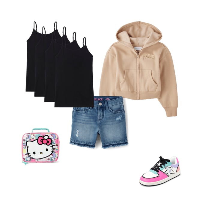 10th bundle featuring 4 items which compliment Girls Denim Midi Shorts