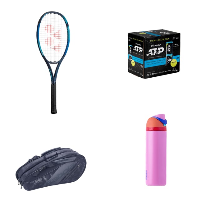 Amazon.com : Yonex EZone Feel Strung Tennis Racquet 250g Sky