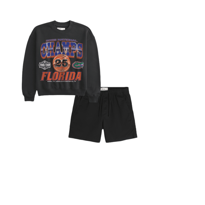 Boxy Florida Gators National Championship Graphic Sweatshirt