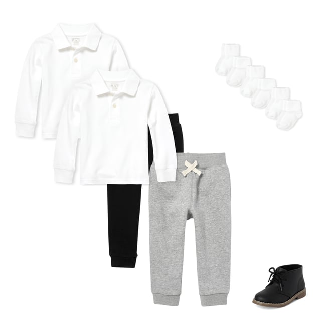 3rd bundle featuring 3 items which compliment Baby And Toddler Fleece Jogger Pants 2-Pack