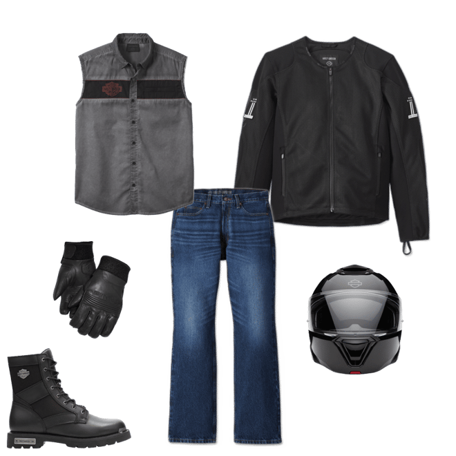 Men's H-D® Shield Mesh Riding Jacket | Harley-Davidson USA