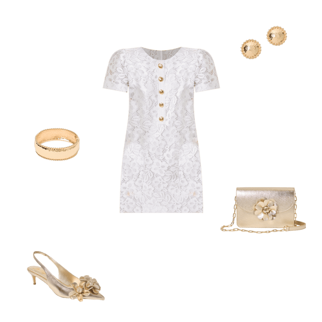 Ameri（アメリ）の「FLOWER LACE DRESS（ワンピース）」 - WEAR