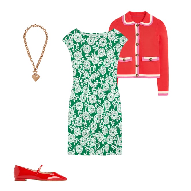 4th bundle featuring 3 items which compliment Florrie Jersey Dress