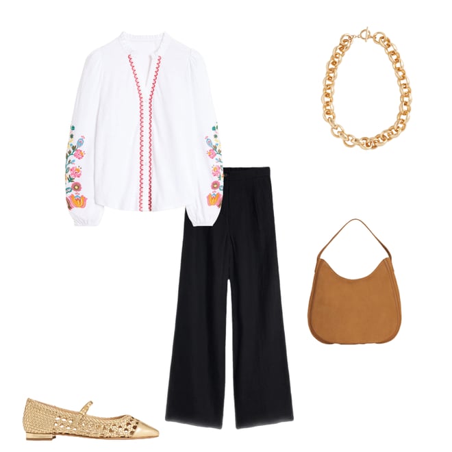 1st bundle featuring 4 items which compliment Dulwich Linen Trousers-Black