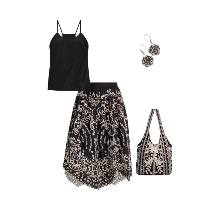 Buy MILLIE MIDI SKIRT | Johnny Was