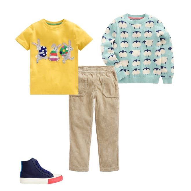 1st bundle featuring 3 items which compliment Pull-On Cord Trousers