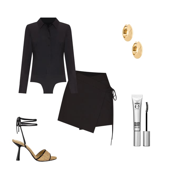 3rd bundle featuring 4 items which compliment Classic Button Down Bodysuit