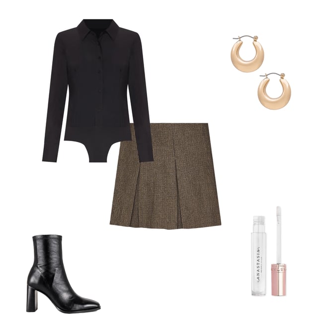 3rd bundle featuring 4 items which compliment Classic Button Down Bodysuit