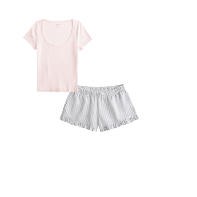 Flannel Ruffle Shorts