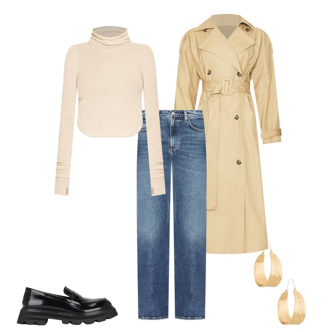 5th bundle featuring 4 items which compliment Harper Mid Rise Relaxed Straight Jeans