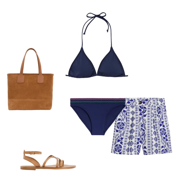 2nd bundle featuring 4 items which compliment Milos Smocked Bikini Bottoms-Navy
