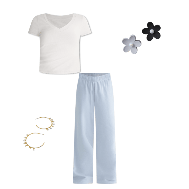 High-Rise Straight Leg Sweatpants