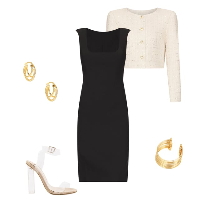 1st bundle featuring 4 items which compliment Audrey Fitted Midi Dress