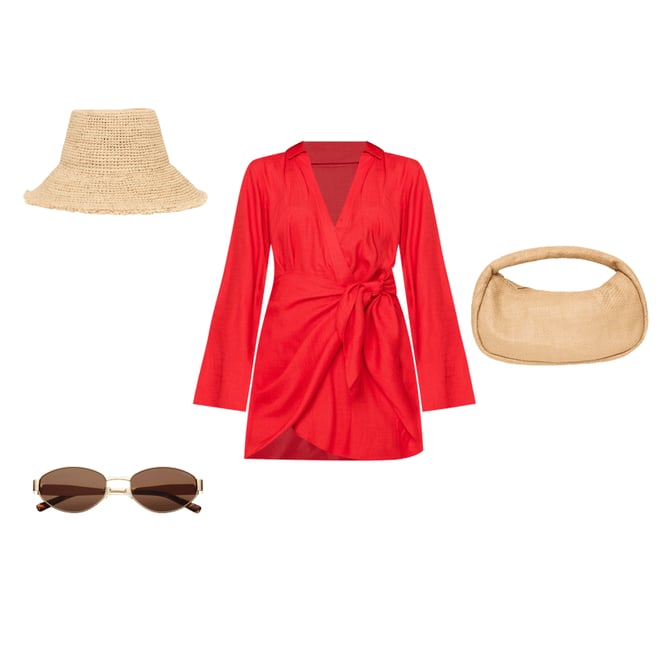 3rd bundle featuring 3 items which compliment Las Palmas Dress