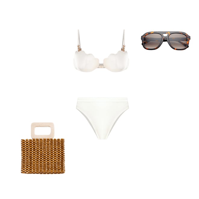 4th bundle featuring 3 items which compliment Sunrise Shell Bikini Top