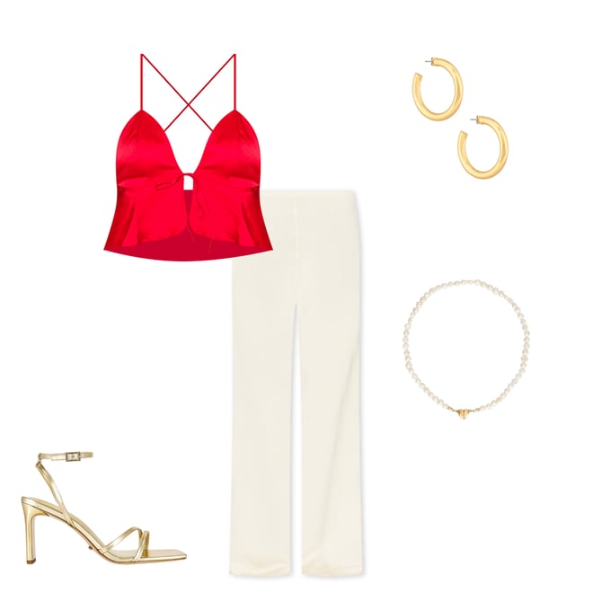 1st bundle featuring 4 items which compliment X REVOLVE August Button Pants
