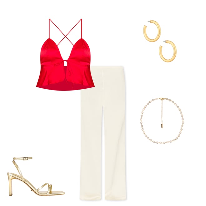 1st bundle featuring 4 items which compliment X REVOLVE August Button Pants