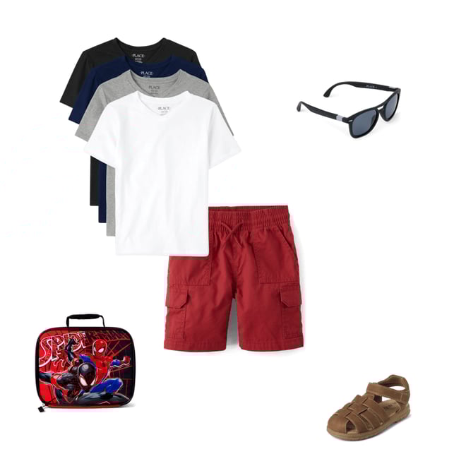 1st bundle featuring 4 items which compliment Boys Spider-Man Lunchbox