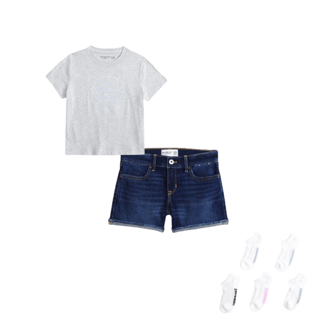 low rise midi shorts