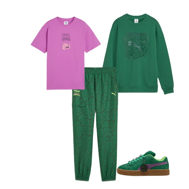 PUMA x TMNT Big Kids' Relaxed Graphic Crew Sweatshirt | PUMA