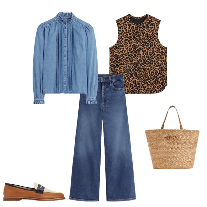 High Rise Wide Crop Jeans-Mid Vintage | Boden USA