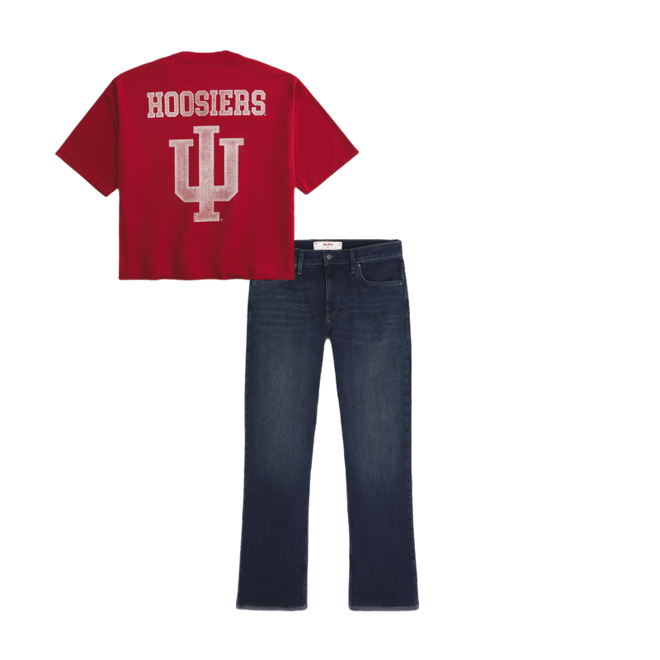 Indiana University Hoosiers Graphic Football Jersey