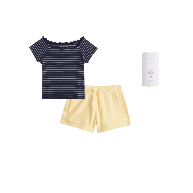short-sleeve rib tee