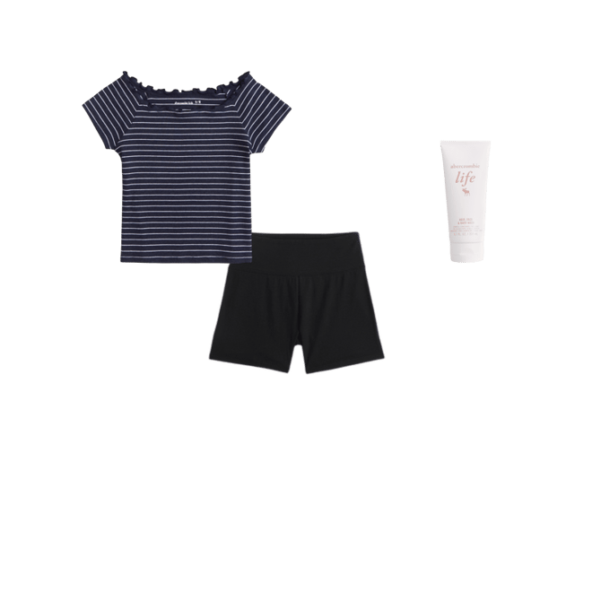 short-sleeve rib tee