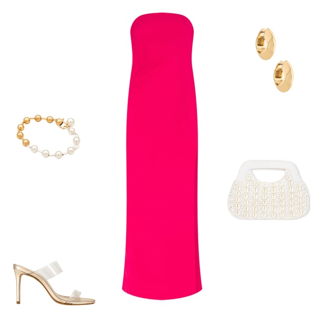 1st bundle featuring 4 items which compliment Asher Strapless Dress