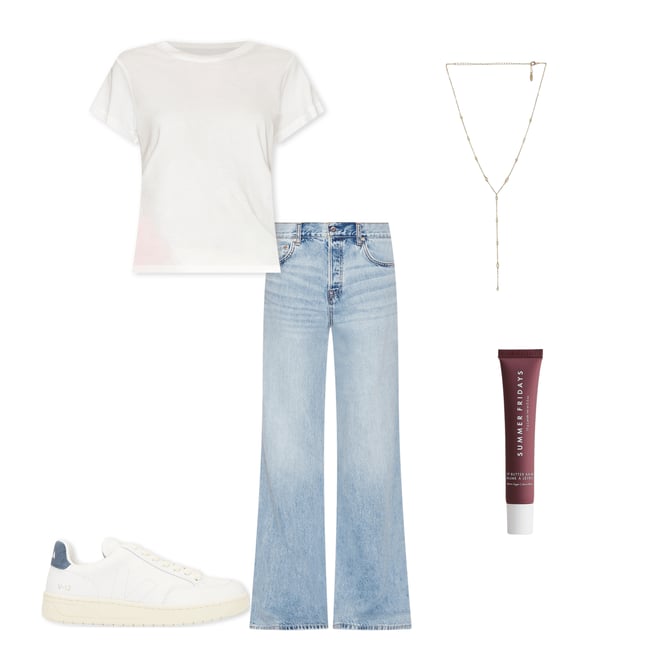 5th bundle featuring 4 items which compliment x Maggie MacDonald Jade Low Rise Relaxed Flare