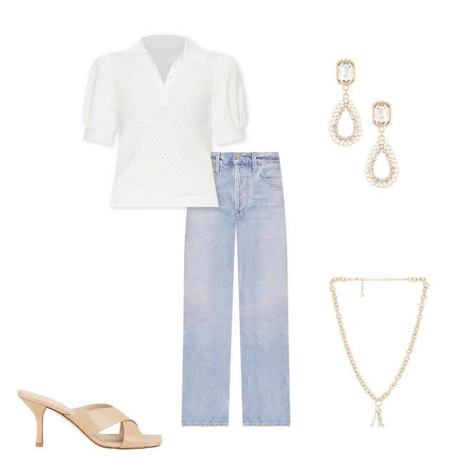 1st bundle featuring 4 items which compliment Ramona Pointelle Polo