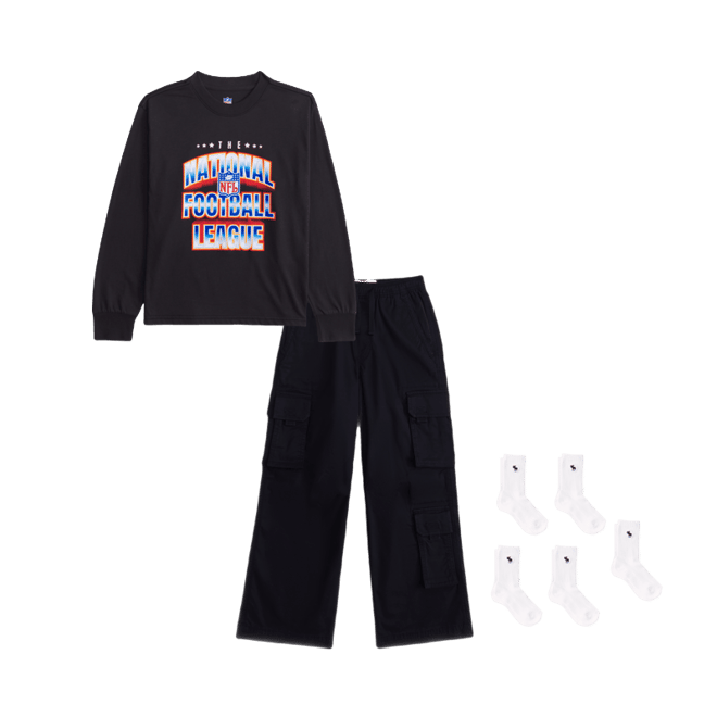 nfl long-sleeve graphic tee