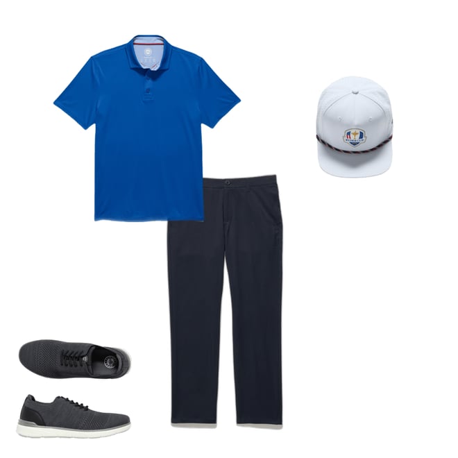 1st bundle featuring 3 items which compliment  Pinehurst Performance Polo Shirt - Royal Blue