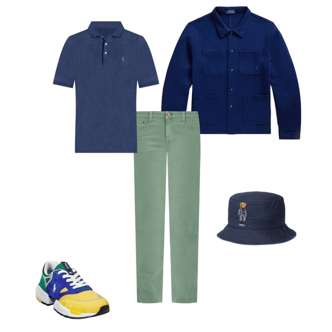 Shop Polo Ralph Lauren Polo 1967 Logo Tee 710934734002-NVY