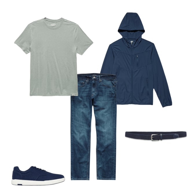 4th bundle featuring 4 items which compliment  Madeflex Pivot Performance Jacket - Navy