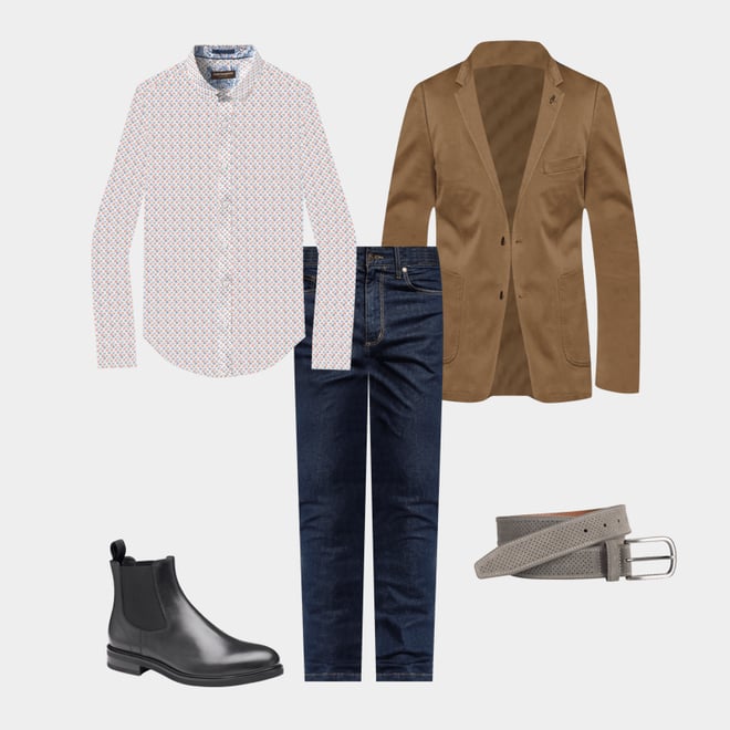 6th bundle featuring 4 items which compliment Perfed Suede Belt