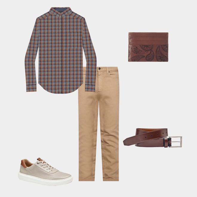 7th bundle featuring 4 items which compliment Heathered Woven Shirts