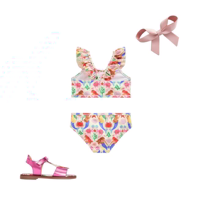 2nd bundle featuring 2 items which compliment Frill Strap Bikini-Ivory Mermaid
