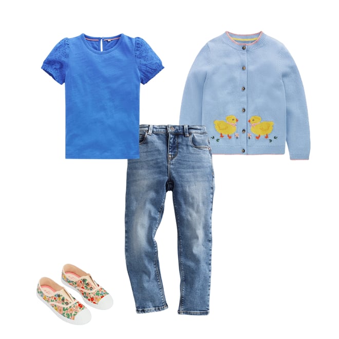 5th bundle featuring 3 items which compliment Evelyn Strickjacke mit lustigem Motiv
